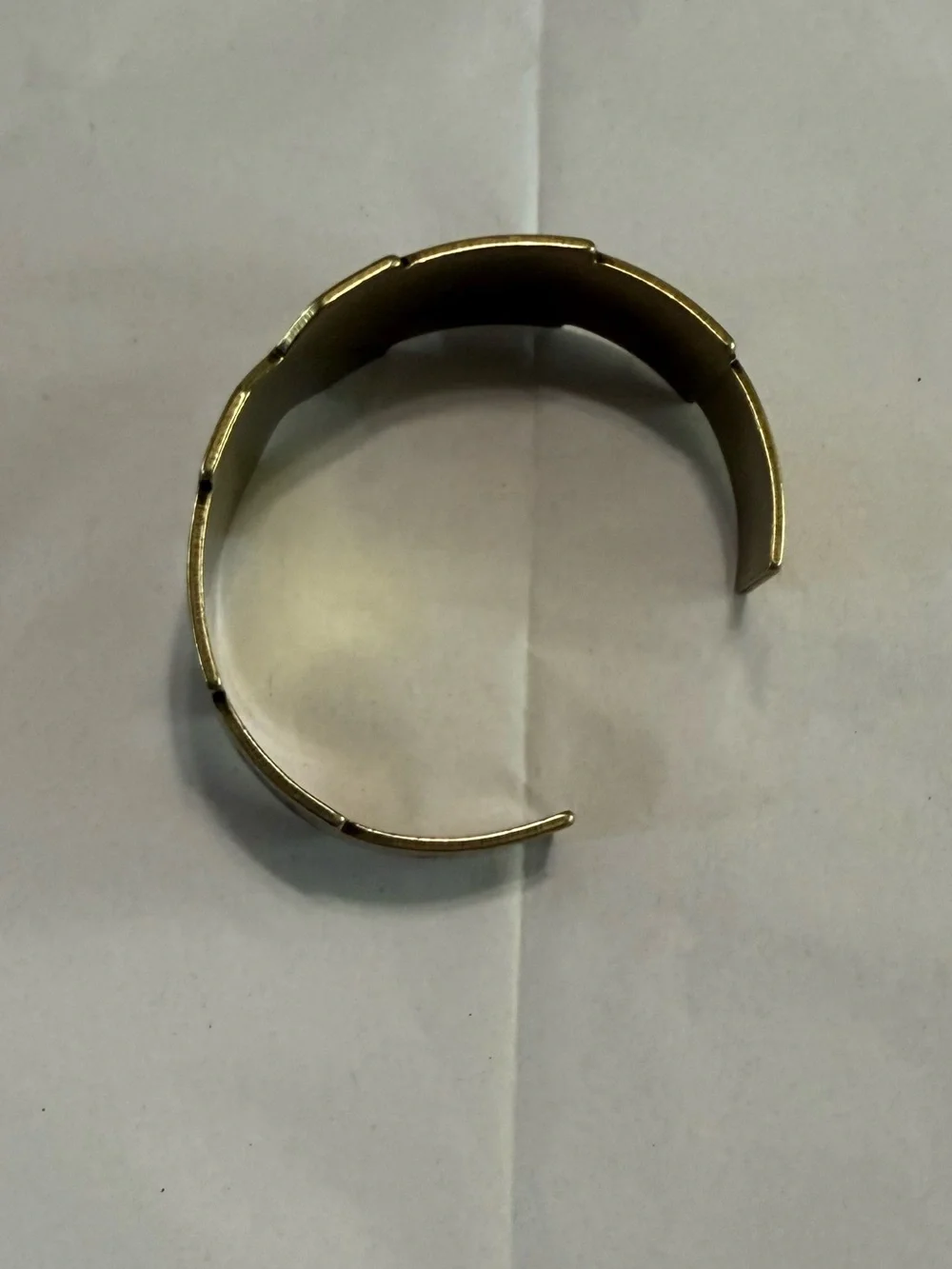 American Eagle Outfitters Gold Tone Geometric Aztec Inspired Cuff Bracelet